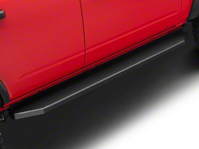 H-Style Running Boards; Black (21-24 Bronco 4-Door)