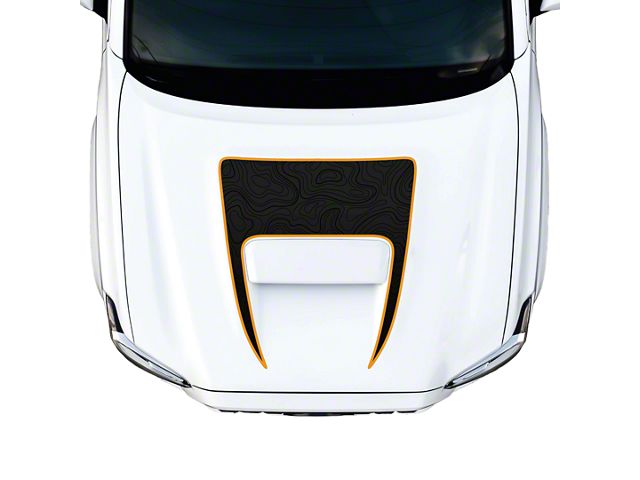 Hood Graphic; Matte Black (21-24 Bronco, Excluding Raptor)