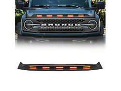 Hood Protector with DRL and Amber Turn Signal Lights (21-25 Bronco, Excluding Raptor)