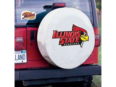 Illinois State University Spare Tire Cover with Camera Port; White (21-24 Bronco)