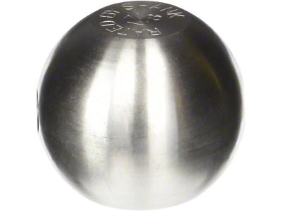 Interchangeable Hitch Ball; 1-7/8-Inch; Stainless Steel