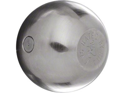 Interchangeable Hitch Ball; 2-5/16-Inch; Nickel-Plated Steel