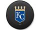 Kansas City Royals Spare Tire Cover with Camera Port; Black (21-24 Bronco)