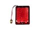 LED 84 Series Trailer Tail Light; Stop, Tail, Turn Light Lens Upgrade Module Red with Connector and Lens Screws