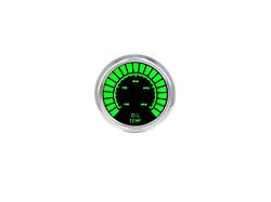 LED Analog Bargraph Transmission Temperature Gauge; 2-1/16-Inch; Green; 140-340 Degrees (Universal; Some Adaptation May Be Required)