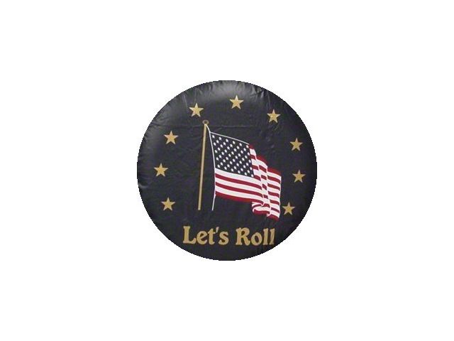 Let's Roll Spare Tire Cover with Camera Port; Navy (21-24 Bronco)