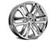 Limited Style Chrome 6-Lug Wheel; 22x9; 44mm Offset (22-24 Bronco Raptor)