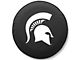 Michigan State University Spare Tire Cover with Camera Port; Black (21-24 Bronco)