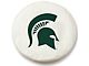 Michigan State University Spare Tire Cover with Camera Port; White (21-24 Bronco)