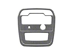 Overhead Switch Accent Trim; Domed Carbon Fiber (21-24 Bronco)