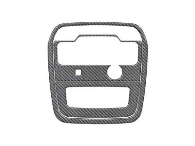 Overhead Switch Accent Trim; Forged Carbon Fiber (21-24 Bronco)