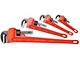 Pipe Wrench Set; 4-Piece Set