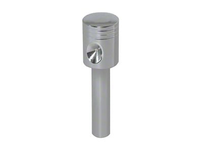 Piston Style Door Lock Knobs; Chrome (Universal; Some Adaptation May Be Required)