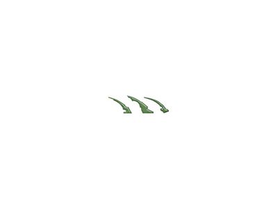 Raptor Emblem Claw Mark Inserts; Eruption Green (22-24 Bronco Raptor)