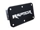 Raptor Hitch Cover; Rugged Black (Universal; Some Adaptation May Be Required)