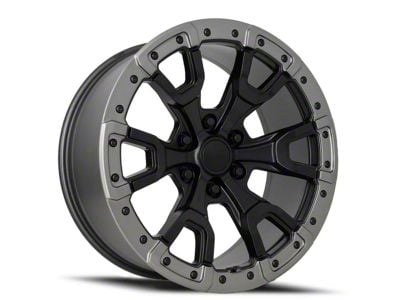 Raptor Style Satin Bronze with Satin Black Ring 6-Lug Wheel; 20x9; 20mm Offset (22-24 Bronco Raptor)