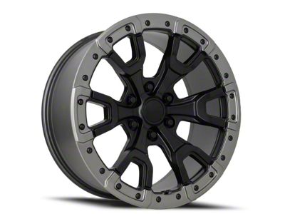 Raptor Style Satin Bronze with Satin Black Ring 6-Lug Wheel; 20x9; 20mm Offset (21-24 Bronco, Excluding Raptor)