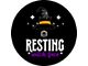 Resting Witch Face Spare Tire Cover with Camera Cutout; Black (21-24 Bronco)