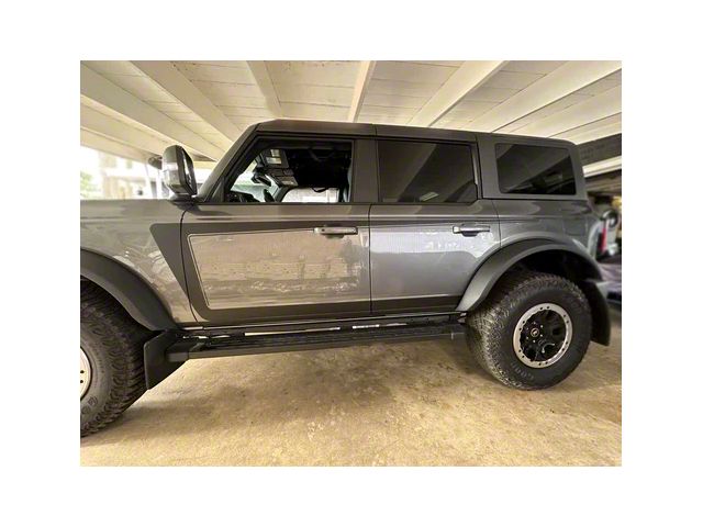 Reverse C-Stripe Side Graphic; Gloss White (21-24 Bronco 4-Door)