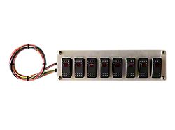 American Autowire Rocker Switch Panel; 8-Position (Universal; Some Adaptation May Be Required)