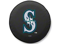 Seattle Mariners Spare Tire Cover with Camera Port; Black (21-24 Bronco)