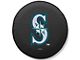 Seattle Mariners Spare Tire Cover with Camera Port; Black (21-24 Bronco)