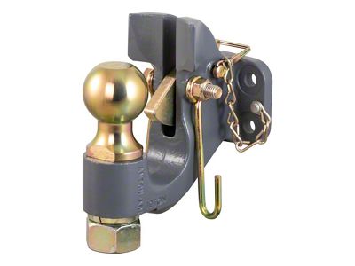 SecureLatch Ball and Pintle Hitch with 2-5/16-Inch Ball; 20,000 lb.