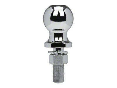 2-Inch Class II Trailer Hitch Ball; 2.375-Inch Shank Length; 3,500 lb.