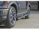 4-Inch Oval 4X Series Side Step Bars; Textured Matte Black (21-24 Bronco Sport)