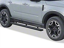 5-Inch iStep Running Boards; Black (21-25 Bronco Sport)