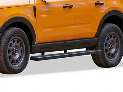 6-Inch iStep Running Boards; Black (21-24 Bronco Sport)