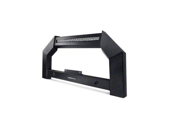 Armour Bull Bar with 20-Inch LED Light Bar; Matte Black (21-24 Bronco Sport)