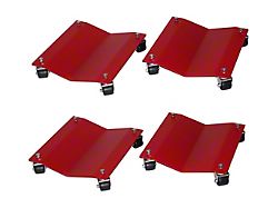 Auto Dollies; 16x16-Inch; Set of Four