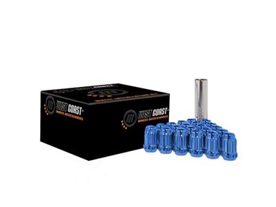 Blue Acorn Spline Lug Nuts; M12x1.5; Set of 24 (21-24 Bronco Sport)