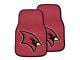 Carpet Front Floor Mats with Saginaw Valley State University Logo; Red (Universal; Some Adaptation May Be Required)