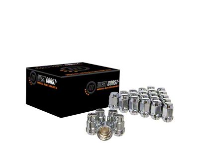 Chrome Acorn Lug Nuts; M12x1.5; Set of 24 (21-24 Bronco Sport)