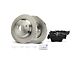 Drilled 5-Lug Brake Rotor and Pad Kit; Rear (21-24 Bronco Sport)