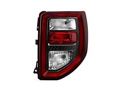 OE Style LED Tail Light; Chrome Housing; Red/Clear Lens; Passenger Side (21-24 Bronco Sport)