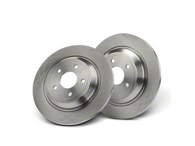 Vented 5-Lug Rotors; Rear Pair (21-24 Bronco Sport)