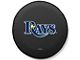 Tampa Bay Rays Spare Tire Cover with Camera Port; Black (21-24 Bronco)