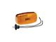 Trailer Clearance Light 59; Amber with Reflex with Black Base