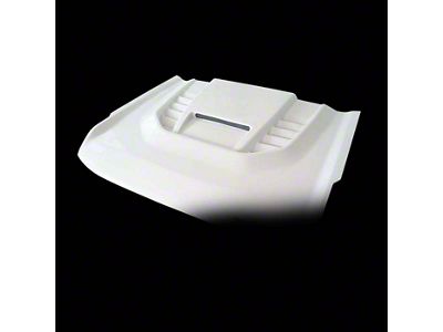 Type-STM Style Ram Air Hood; Unpainted (21-24 Bronco)