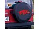 University of Arkansas Spare Tire Cover with Camera Port; Black (21-24 Bronco)