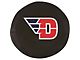 University of Dayton Spare Tire Cover with Camera Port; Black (21-24 Bronco)