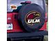 University of Louisiana at Monroe Cardinal Spare Tire Cover with Camera Port; Black (21-24 Bronco)