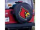 University of Louisville Spare Tire Cover with Camera Port; Black (21-24 Bronco)