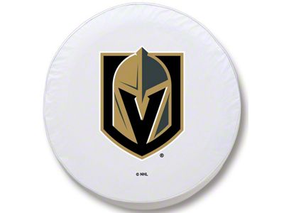 Vegas Golden Knights Spare Tire Cover with Camera Port; White (21-24 Bronco)