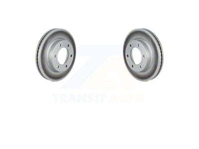 Vented Brake 6-Lug Rotors; Front Pair (21-24 Bronco, Excluding Raptor)