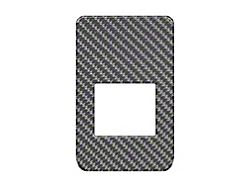 Window Control Switch Accent Trim; Domed Carbon Fiber (21-24 Bronco 2-Door)