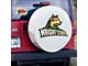 Wright State University Spare Tire Cover with Camera Port; White (21-24 Bronco)